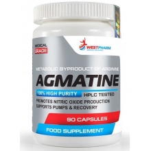 Аминокислота WestPharm Agmatine 500 мг 90 капсул