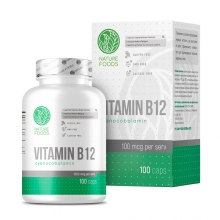 Витамины Nature Foods Vitamin B12 100 капсул