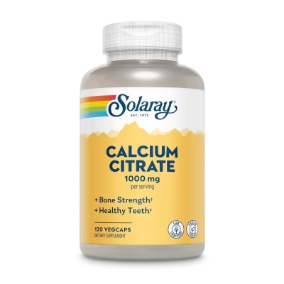 Витамины Solaray Calcium Citrate 1000 мг 120 капсул
