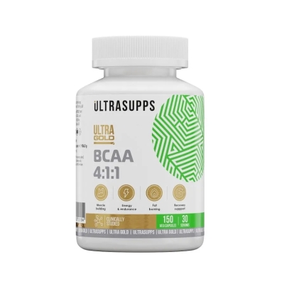 BCAA UltraSupps БЦАА 4:1:1 150 капсул