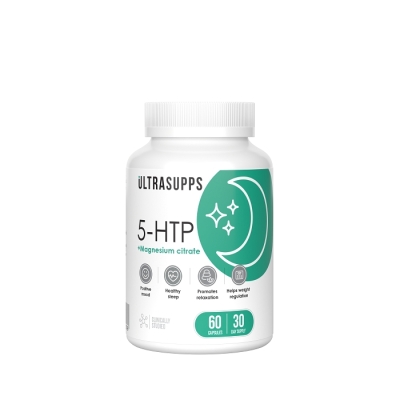 Антиоксидант UltraSupps 5-НТР 60 капсул