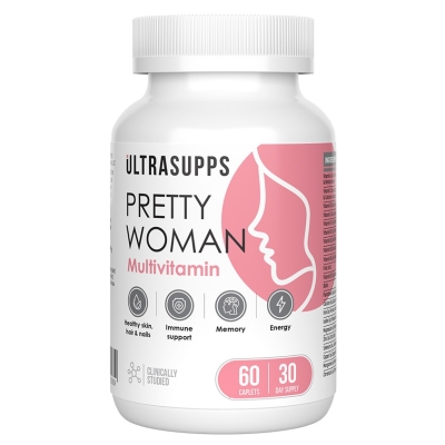 Витамины UltraSupps Pretty Woman Multivitamin 60 капсул